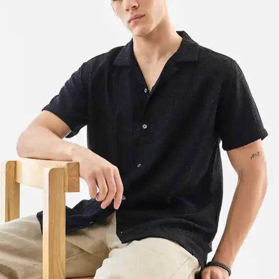 100% Viscose Box Fit Shirt