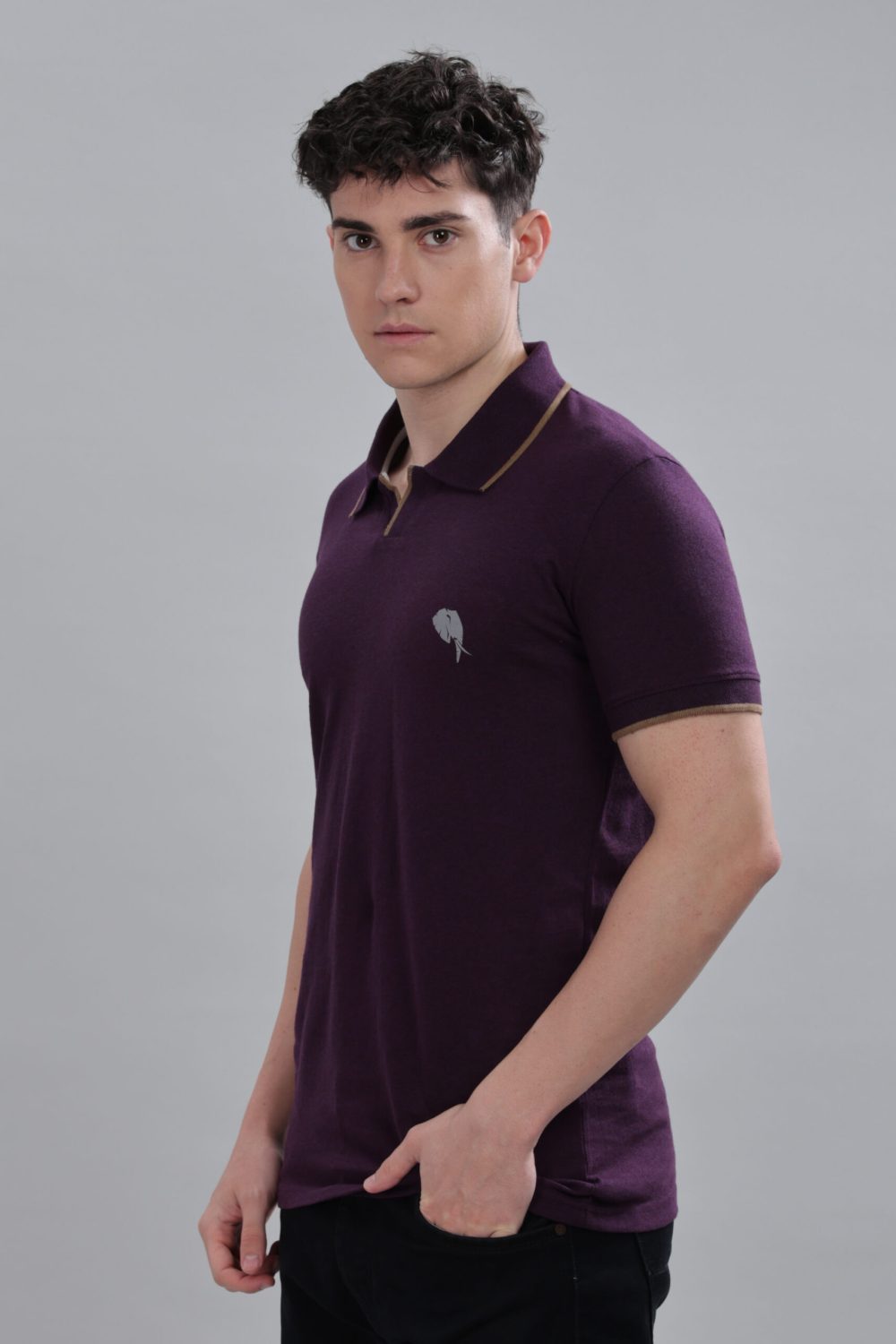 Cotton Polo T-Shirt - Image 3