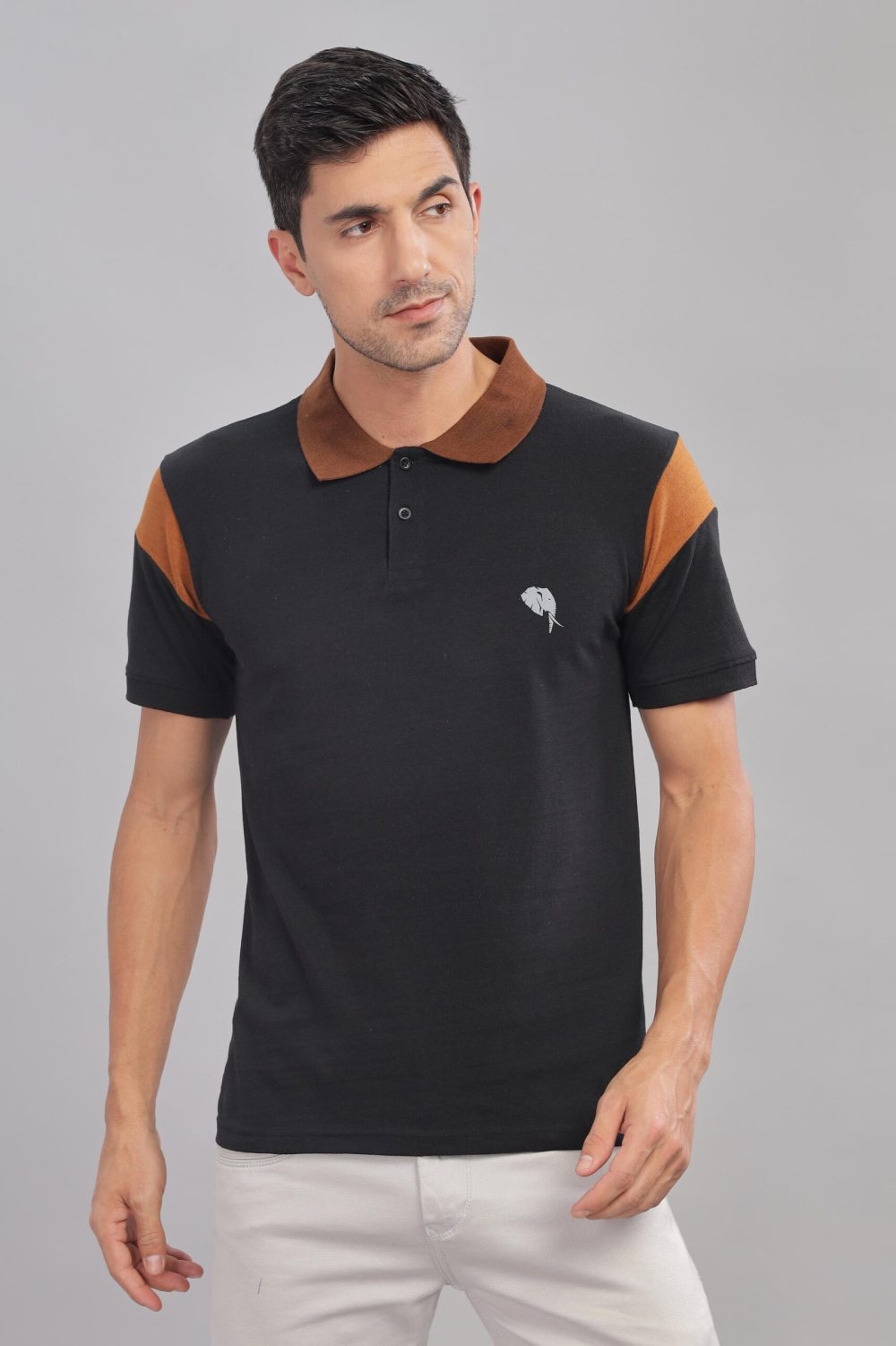 Black || 100% Cotton T-Shirt - Image 2