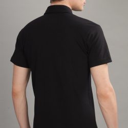 Black Shirt || Half Sleeve || 100% Cotton - Image 2
